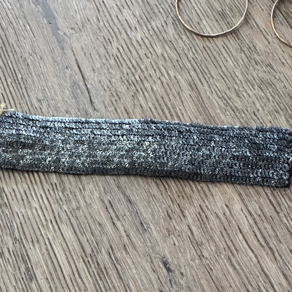 Silver Sequin bracelet